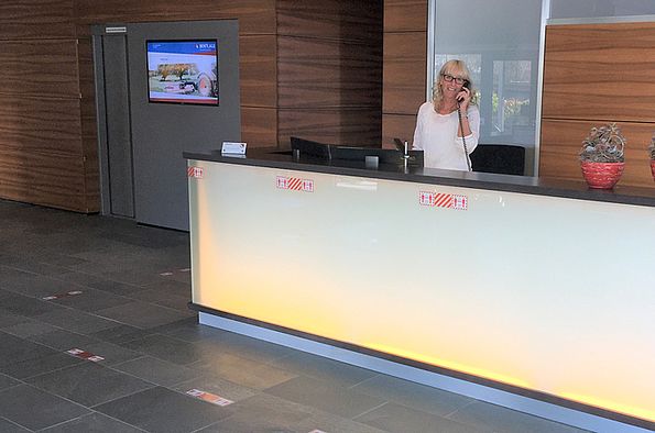 Anwendungsbeispiel im Eingangsbereich bei Bentlage